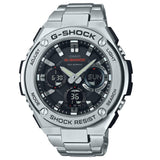 CASIO G-Shock Stainless Steel Black Watch GST-S110D-1ADR | Time Watch Specialists
