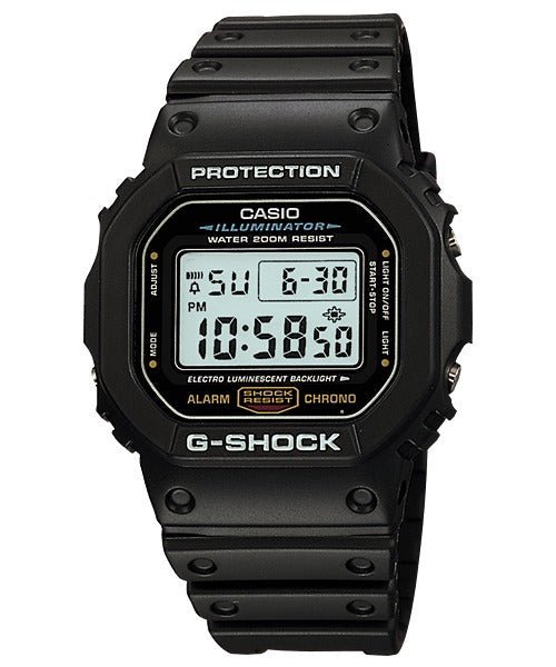 Casio G - Shock Standard 200m Men's Watch | DW - 5600E - 1VDF - S | TIME Watches