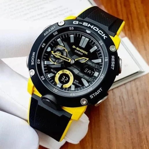 Casio G-Shock Yellow Men's Watch | GA-2000-1A9DR | Time Watch Specialists