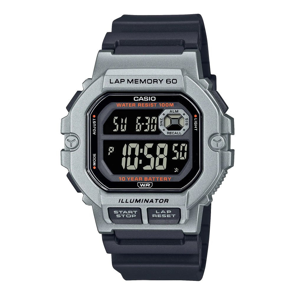 Casio General Black Resin Men's Watch | WS - 1400H - 1BVDF | TIME Watches