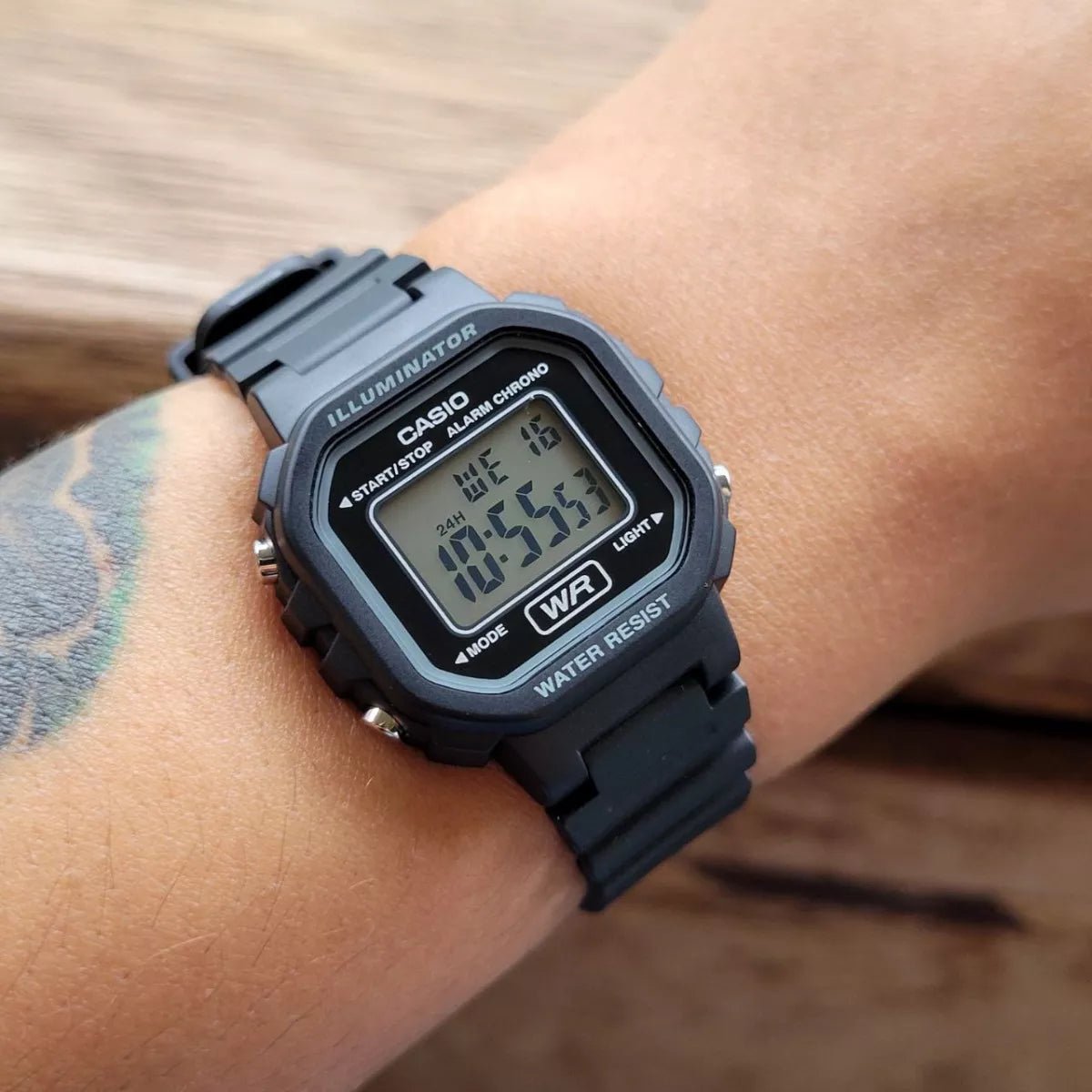 Casio top illuminator silver