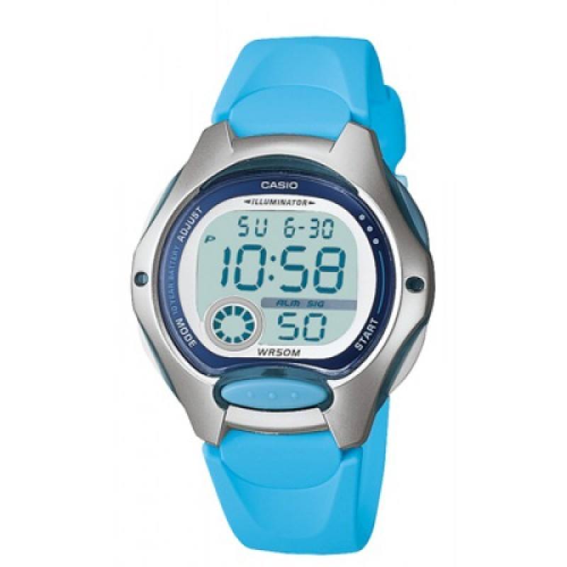CASIO LW - 200 - 2B Sky Blue Resin Women's Watch | TIME Watches