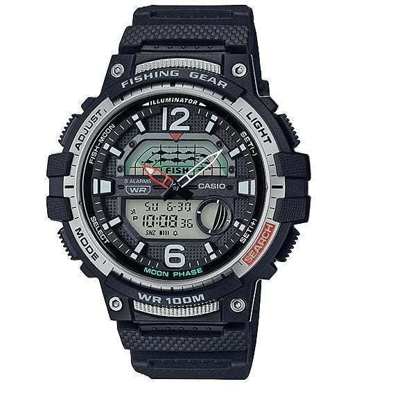 CASIO Outgear 100m Fishing Gear Men's Watch | WSC - 1250H - 1AVDF | TIME Watches