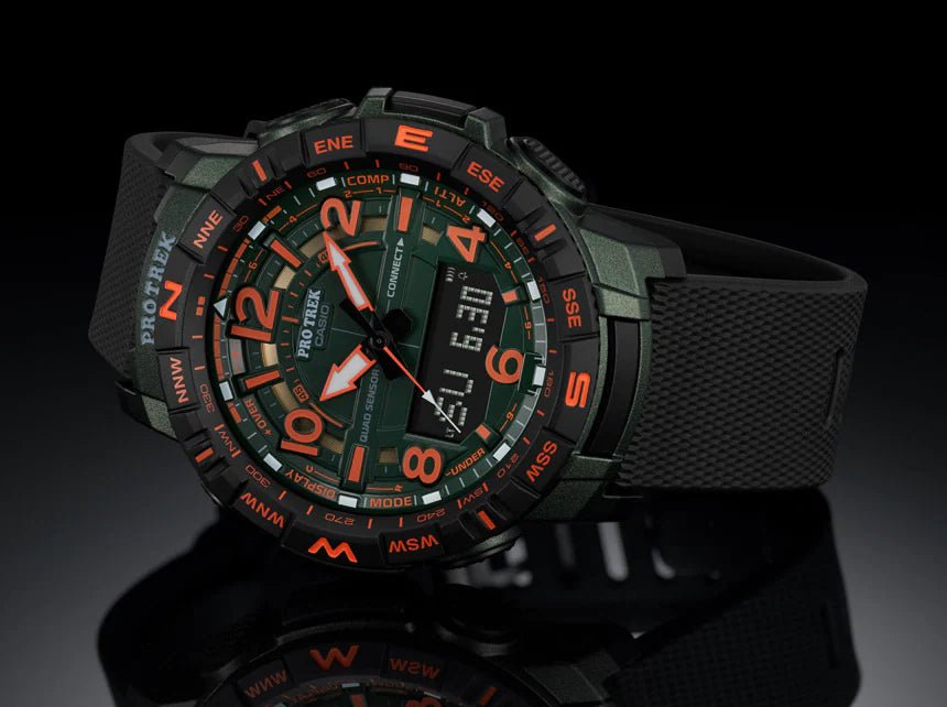 Buy CASIO Protrek Mens 100m Bluetooth Quad Sensor Men's Watch