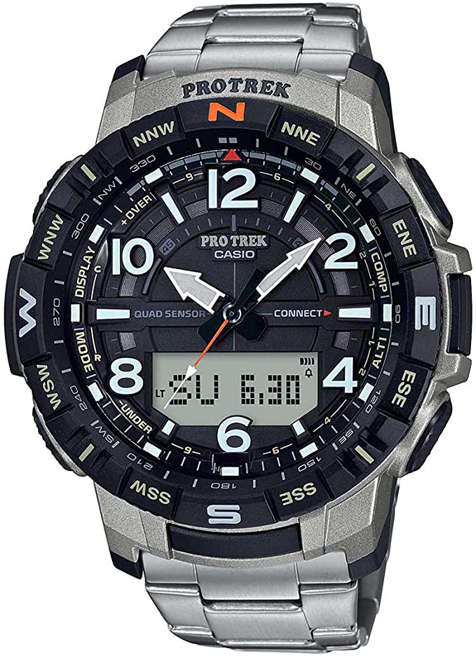 CASIO Protrek Mobile Link Quartz 100M Men's Watch | PRT - B50T - 7DR | TIME Watches