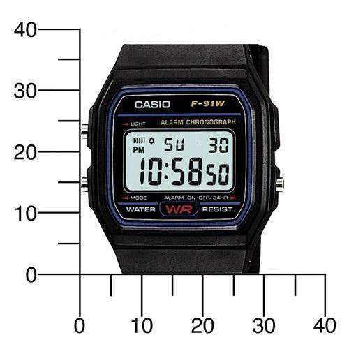 CASIO Retro Digital Mens Watch - F91W | Time Watch Specialists