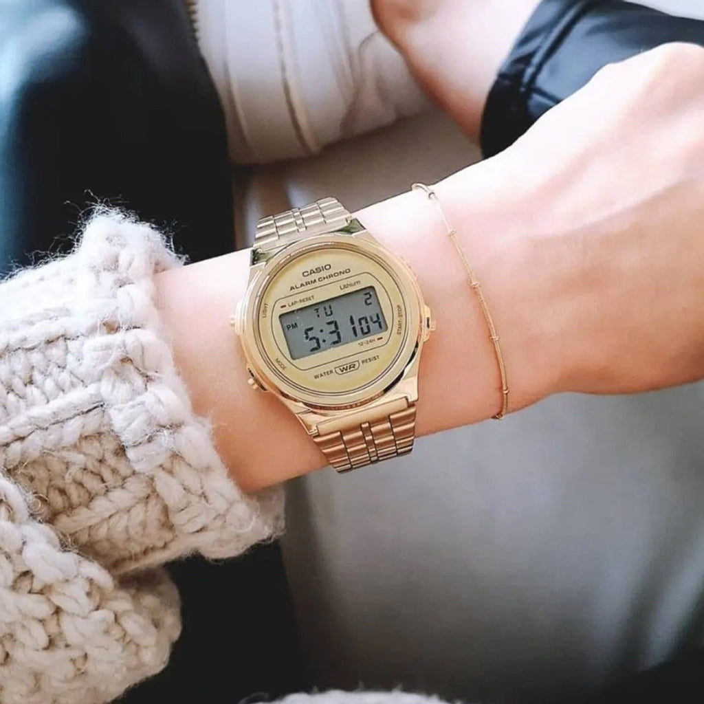 Buy Casio Retro Gold Youth Watch A171WEG9ADF Time Watch Specialists