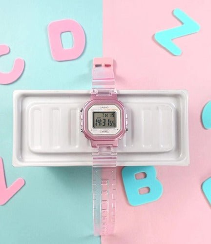Casio Retro Pink Digital Women's Watch | LA - 20WHS - 4ADF | TIME Watches
