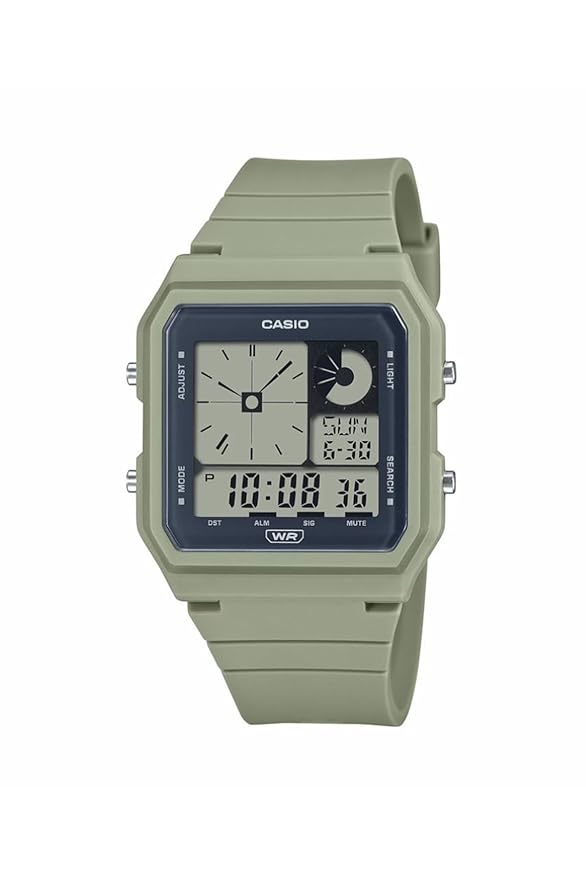 Casio Retro Resin Green Strap Unisex Watch | LF - 20W - 3ADF | TIME Watches