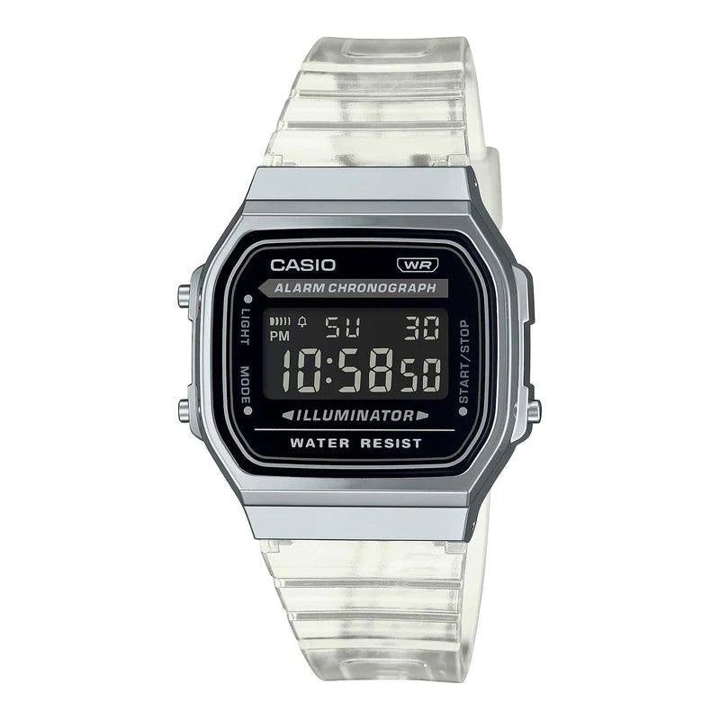 Casio Retro WR Unisex Watch | A168XES - 1BDF | TIME Watches