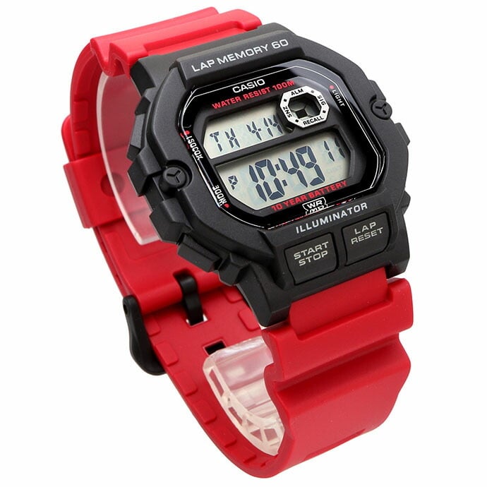 Casio Sports Black Illuminator Men's Watch | WS - 1400H - 4AVDF | TIME Watches