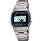 Casio Stainless Steel Digital Men's Watch | A158WA-1DF | Time Watch Specialists