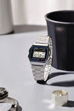 Casio Stainless Steel Digital Men's Watch | A158WA-1DF | Time Watch Specialists