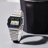 Casio Stainless Steel Digital Men's Watch | A158WA-1DF | Time Watch Specialists