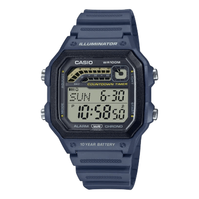 Casio Standard Collection 100M Resin Men's Watch | WS - 1600H - 1AVDF | TIME Watches