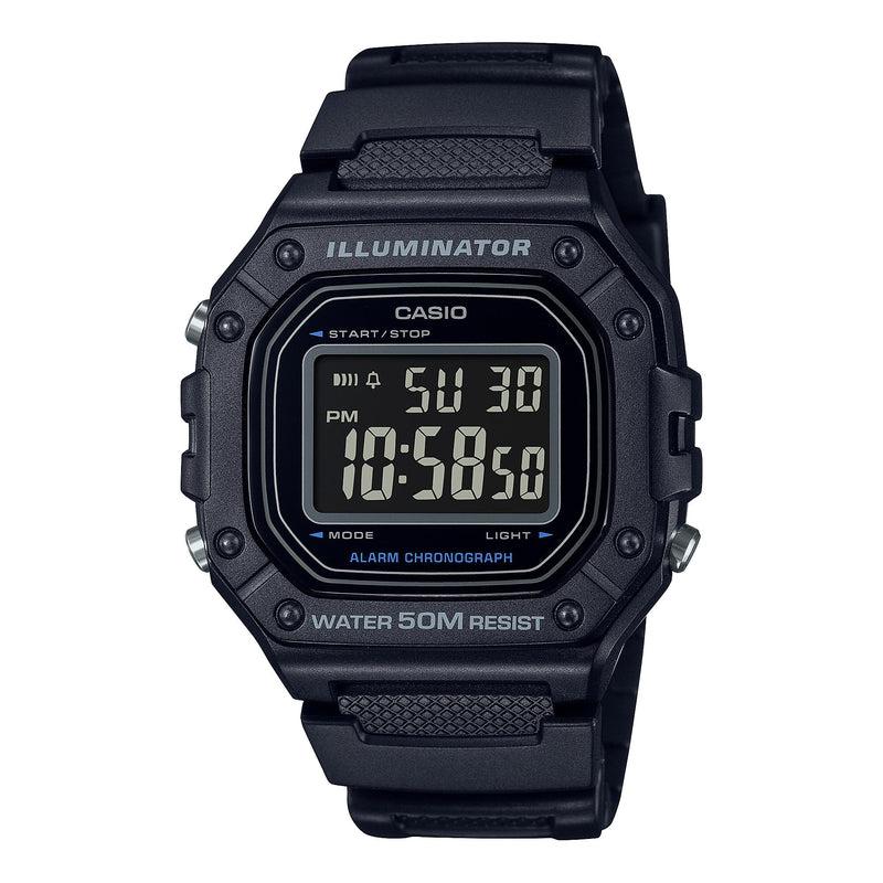 Casio Standard Collection 50M Men's Watch | W - 218H - 1BVDF | TIME Watches
