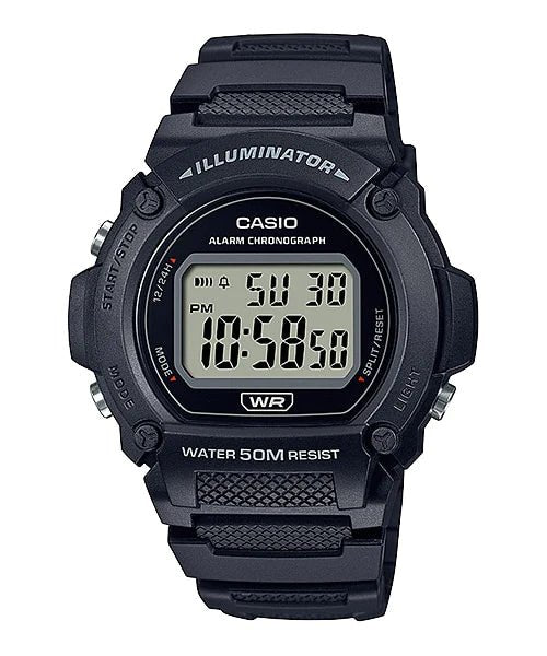 Casio Standard Collection 50M Men's Watch | W - 219H - 1AVDF | TIME Watches