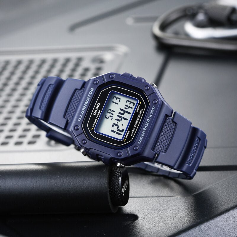 Buy Casio Vintage Dark Blue Unisex Watch W 218H 2AVDF Time