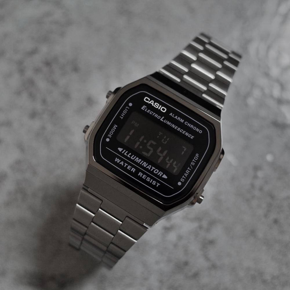 Casio Vintage Dark Grey Unisex Watch | A168WGG-1BDF | Time Watch Specialists