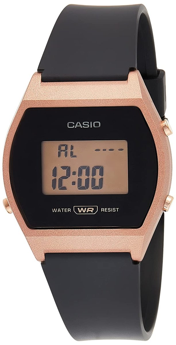 CASIO Vintage Digital Rose Gold Dial Unisex Watch | LW - 204 - 1ADF | TIME Watches