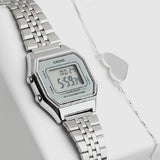 Casio Vintage Digital Silver Women's Watch | LA680WA-7DF | Time Watch Specialists