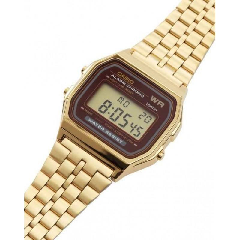 CASIO Vintage Gold Plated Unisex Watch - A159WGEA-5D | Time Watch Specialists