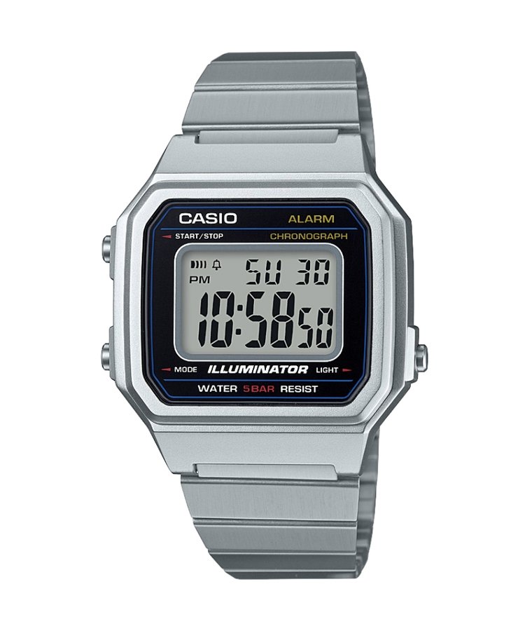 CASIO Vintage Retro Digital Square Unisex Watch | B650W | TIME Watches
