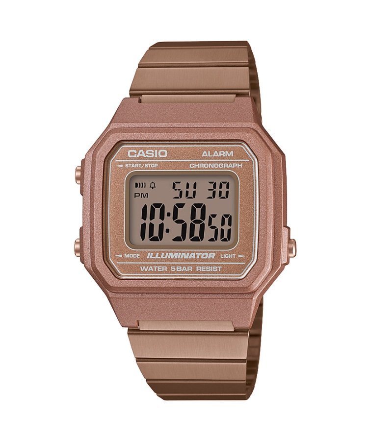 CASIO Vintage Retro Digital Square Unisex Watch | B650WC - 5ADF | TIME Watches