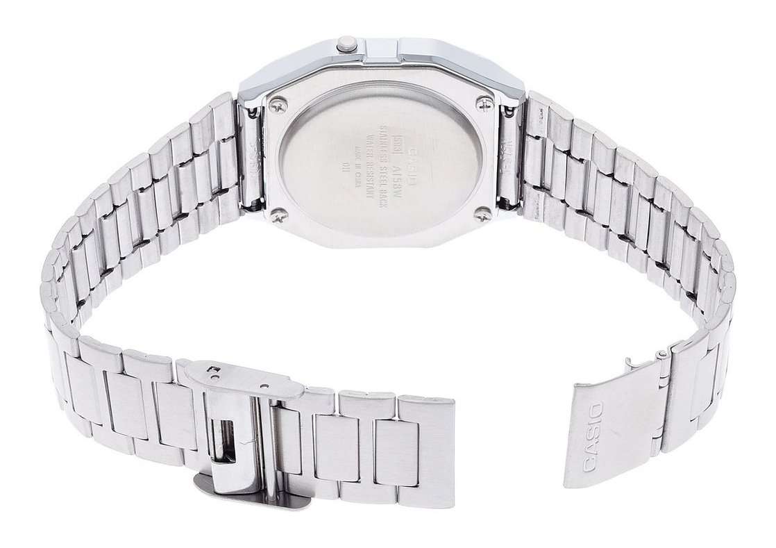 Buy CASIO Vintage Silver Stainless Steel Unisex Watch Time Watch