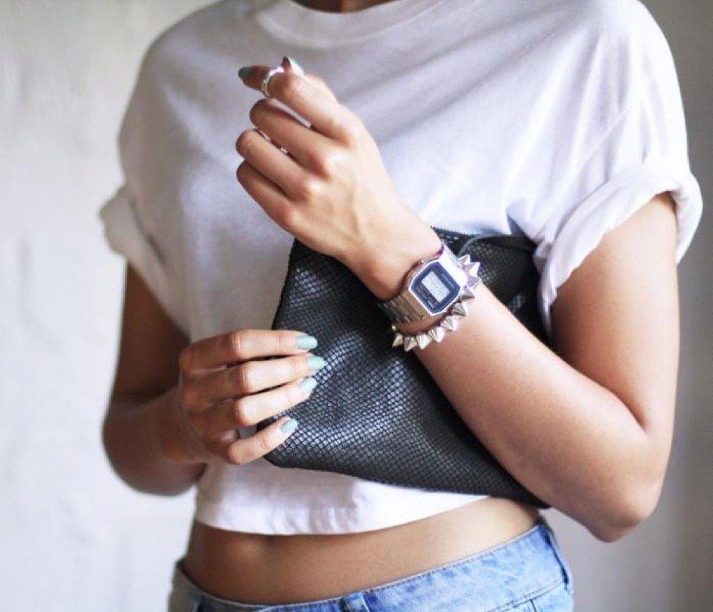 CASIO Vintage Silver Stainless Steel Unisex Watch | Time Watch Specialists