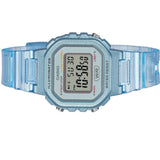 Casio Vintage Transparent Dial And Blue Resin Strap Unisex Watch | LA-20WHS-2ADF | Time Watch Specialists