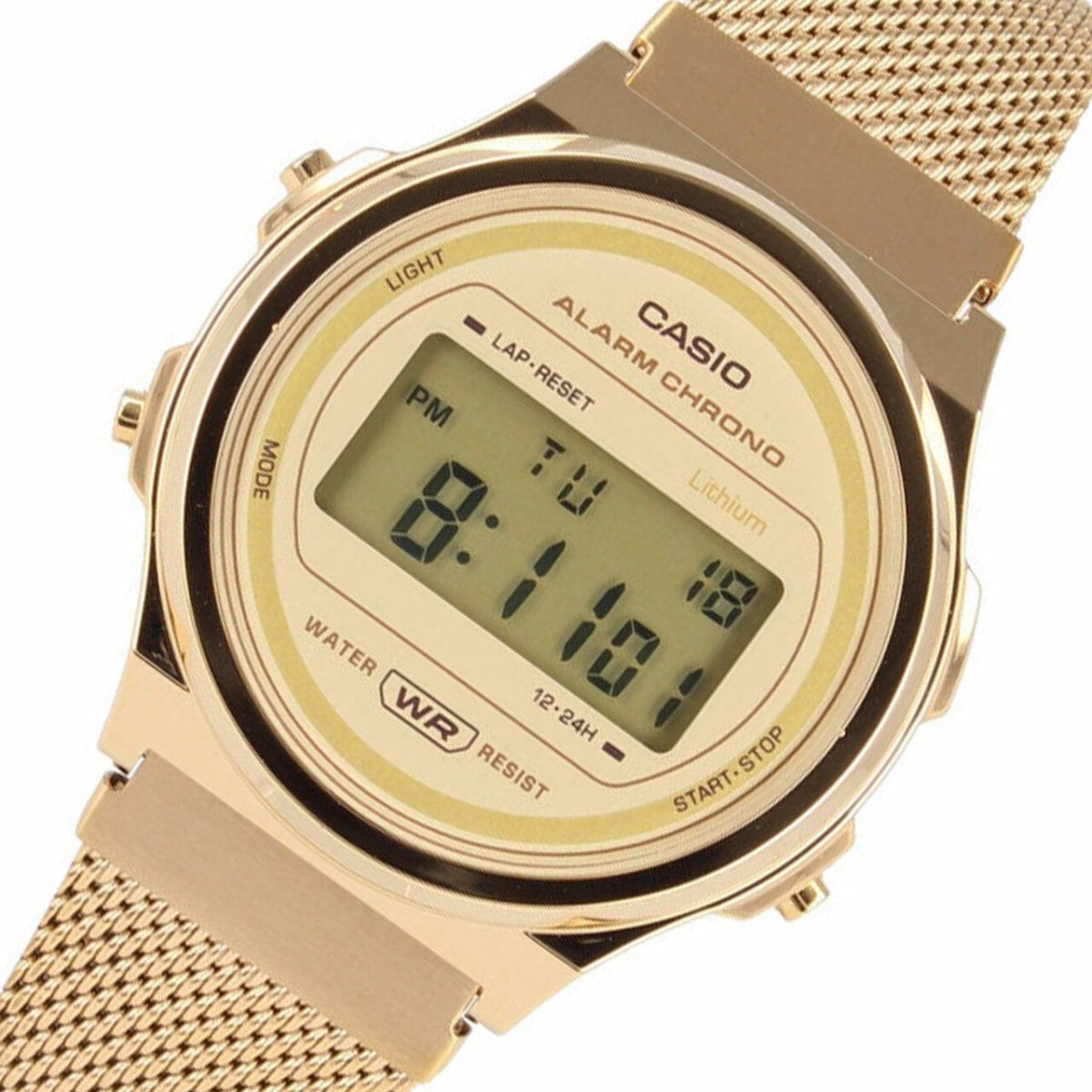 CASIO Vintage Youth Digital Gold Unisex Watch | A171WEMG - 9ADF | TIME Watches