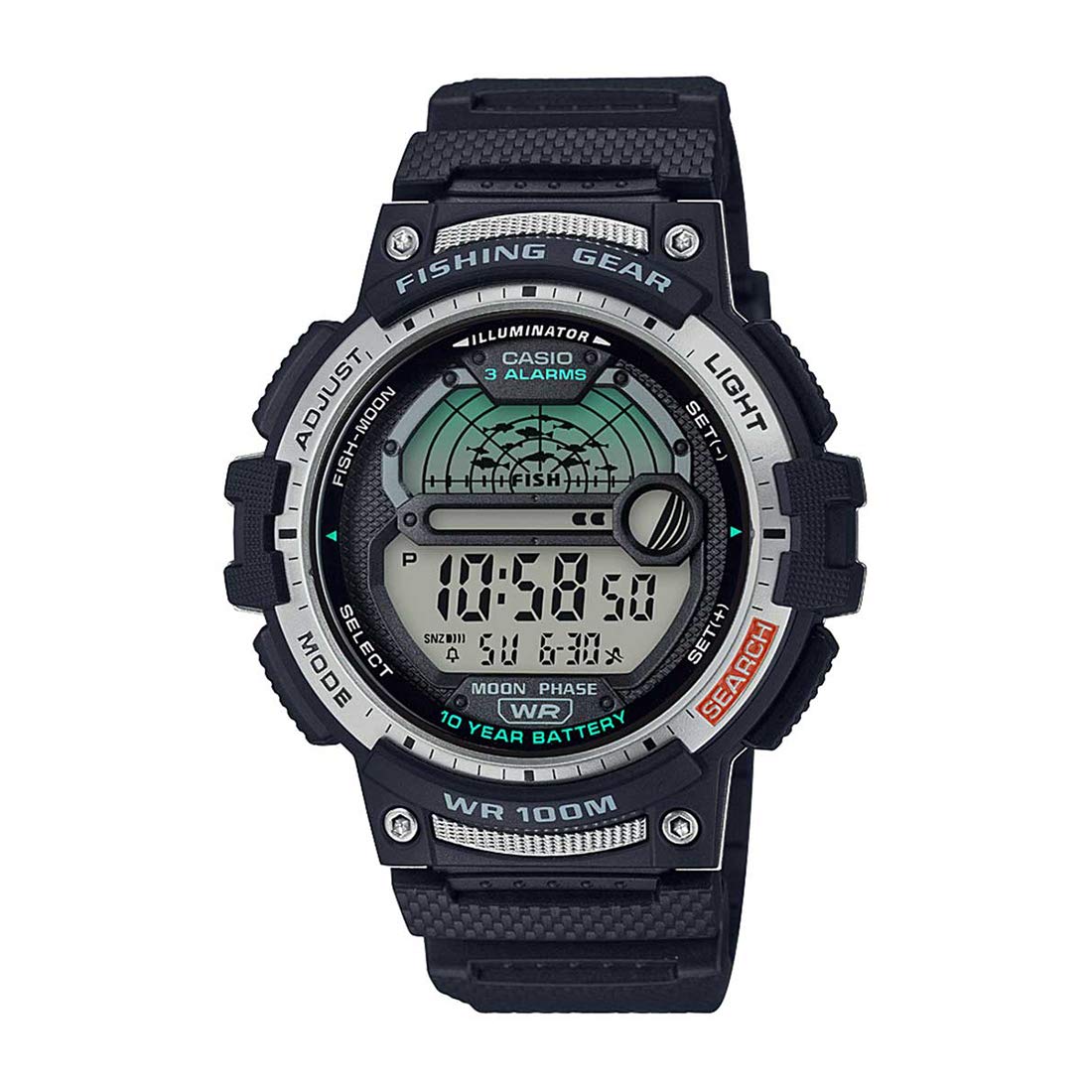 CASIO Youth Series Digital Black Dial Men's Watch | WS - 1200H - 1AVDF | TIME Watches