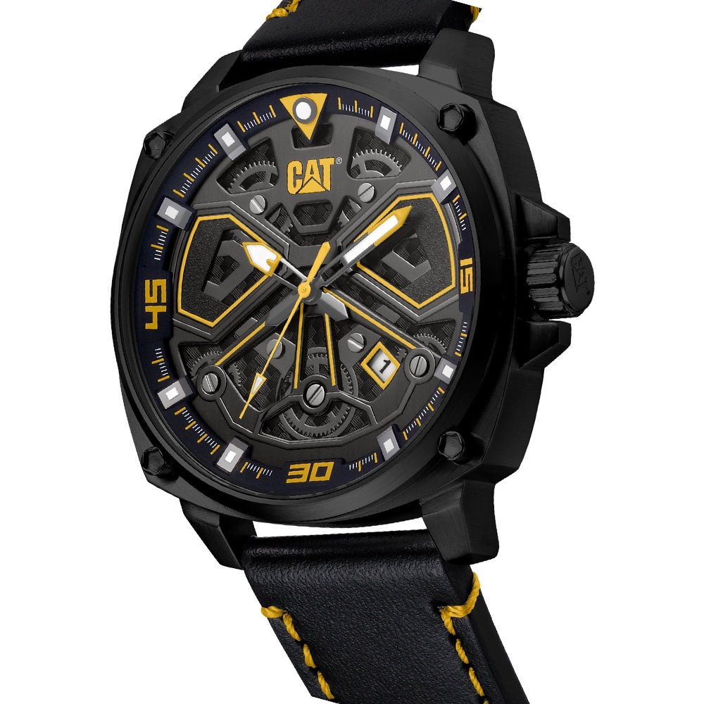 CAT Tokyo Black Yellow Chronograph Men's Watch - AJ.161.34.127 | Time Watch Specialists