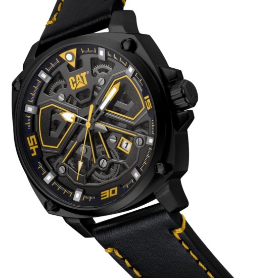 CAT Tokyo Black Yellow Chronograph Men's Watch - AJ.161.34.127 | Time Watch Specialists