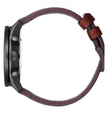 Citizen Chronograph Black Dial Brown Leather Men's Watch - CA4218-14E | Time Watch Specialists