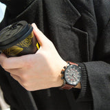 Citizen Chronograph Black Dial Brown Leather Men's Watch - CA4218-14E | Time Watch Specialists