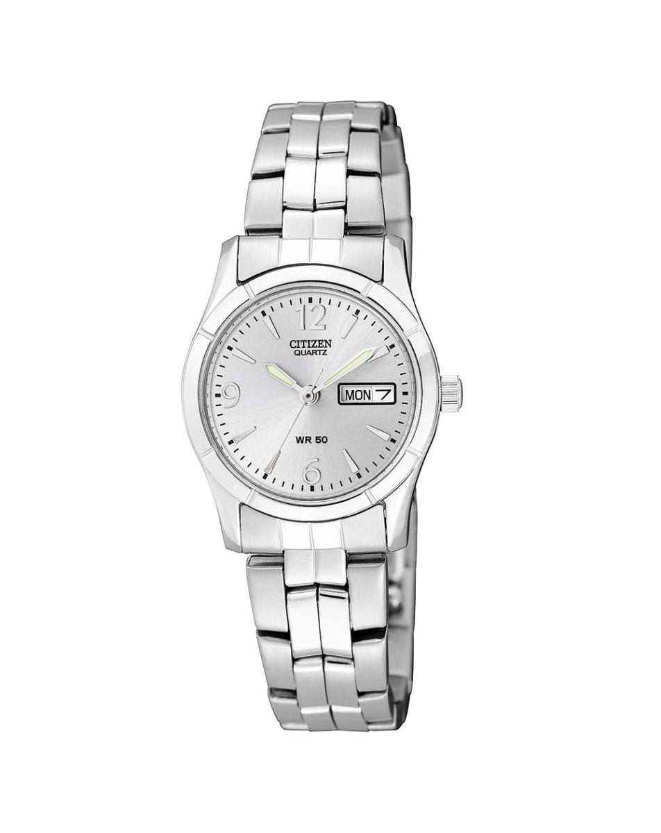 Citizen Classic Silver Quartz Women's Dress Watch - EQ0540-57A | Time Watch Specialists