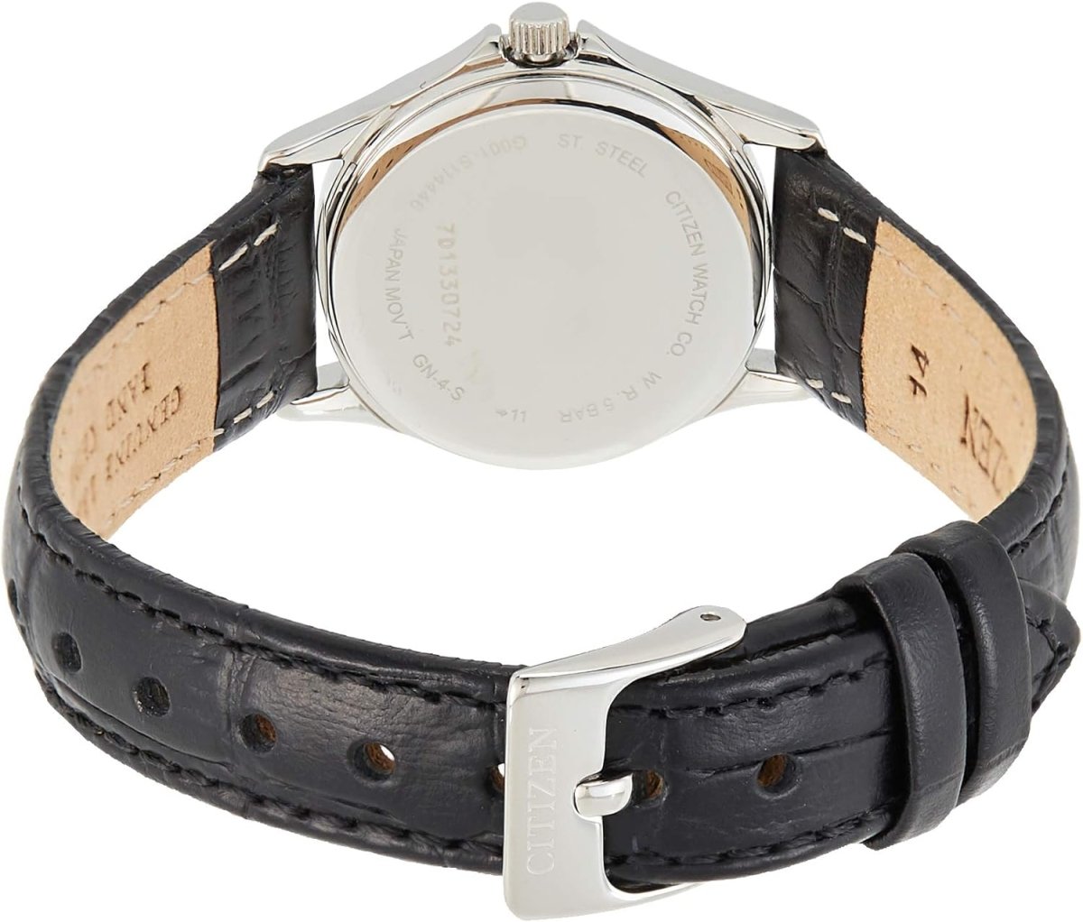 Citizen Classic White Dial and Brown Leather Casual Women's Watch | EQ2000-02A | Time Watch Specialists