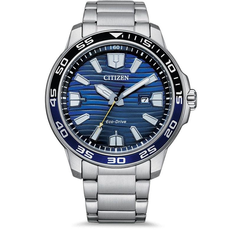 Citizen Eco - Drive 2 Tone Black Dial Date Dress Watch | TIME Watches