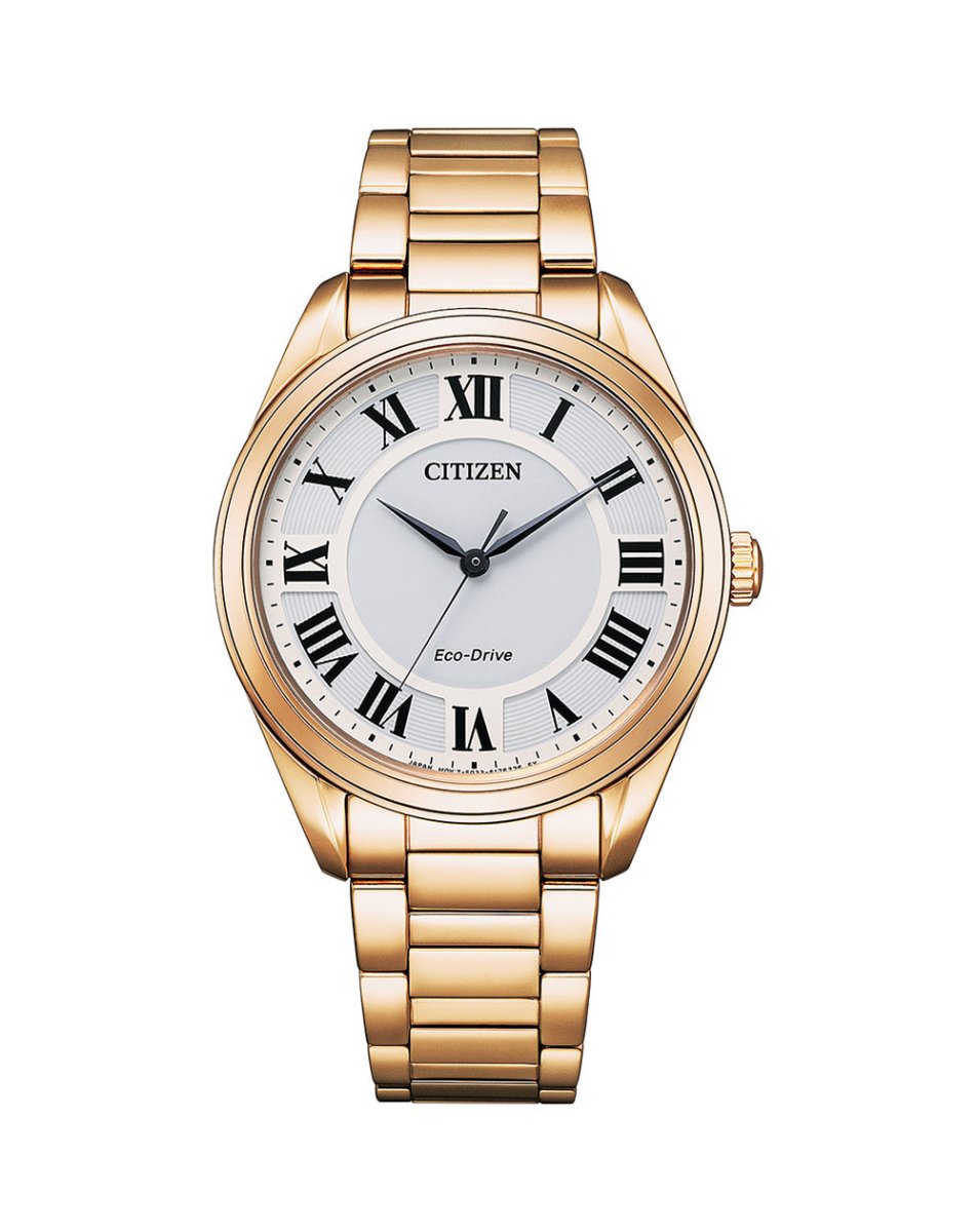 Citizen Eco-Drive Arezzo Rose Gold Women's Watch- EM0973-55A | Time Watch Specialists