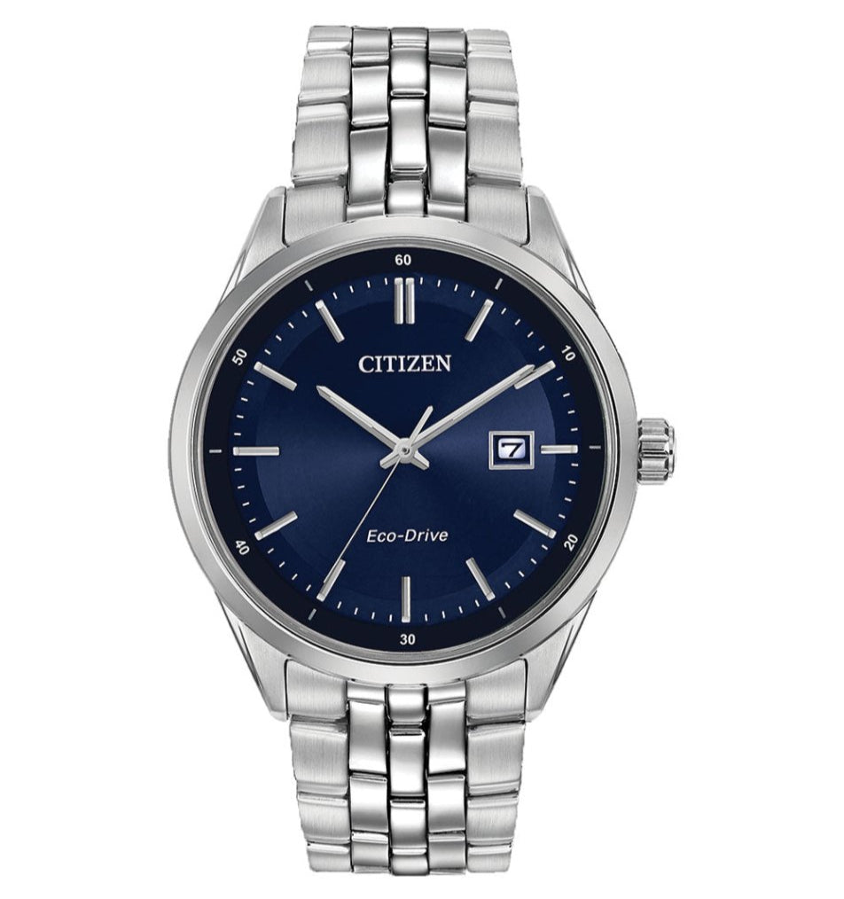 Citizen Eco - Drive Blue Dial Men's Dress Watch | BM7251 - 53L | TIME Watches