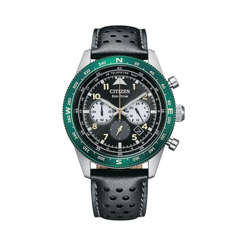 Citizen Eco - Drive Chronograph Black Dial Chronograph Watch | TIME Watches