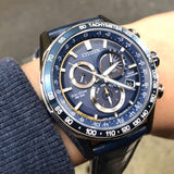 Citizen Eco-Drive Chronograph Blue Dial Men's Watch | CB5918-02L | Time Watch Specialists