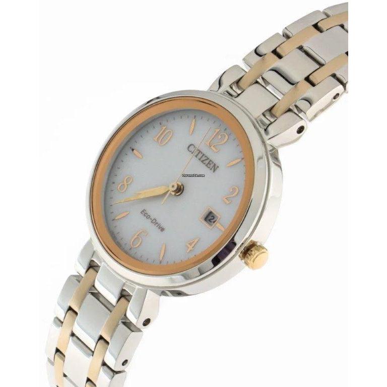Citizen Eco - Drive Silver Stainless Steel 28mm Women's Watch | EW2696 - 84A | TIME Watches