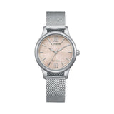 Citizen Eco-Drive Pink Dial MOP Watch | Time Watch Specialists