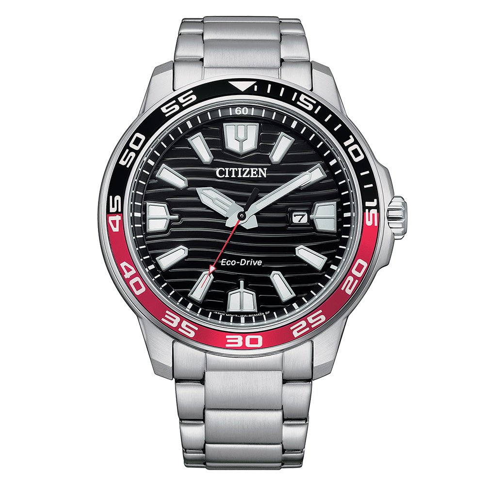 Citizen Eco-Drive Sport Black Dial Men's Watch - AW1527-86E | Time Watch Specialists