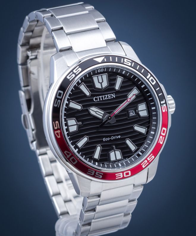 Citizen Eco-Drive Sport Black Dial Men's Watch - AW1527-86E | Time Watch Specialists