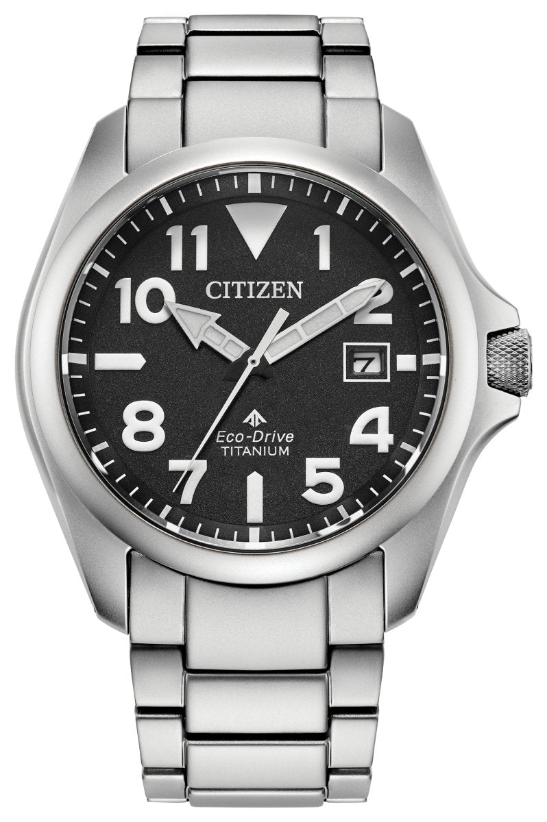 Citizen Eco - Drive Titanium Grey Dial Men's Dress Watch | BN0241 - 59H | TIME Watches