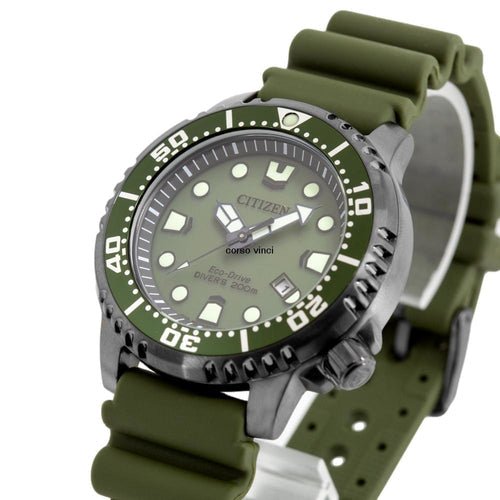 Citizen Promaster Eco-Drive Moment of Adventure Green Men's Watch - BN0157-11X | Time Watch Specialists
